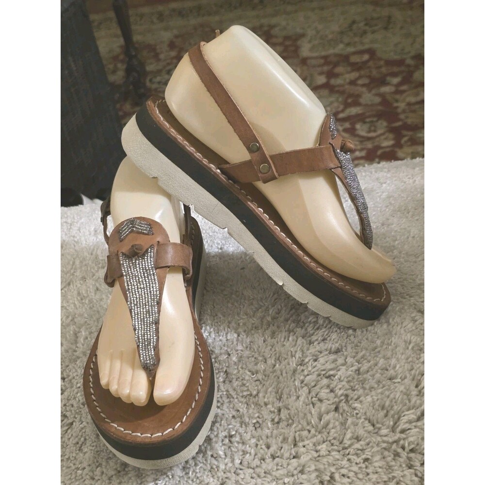 Laidback London " Lucas " Handmade Sandles Size 36 US 5